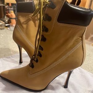 Manolo Blahnik Timberland Stiletto